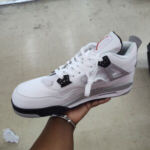 Jordan White and Gray Athletic Shoes